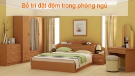 Bố trí đặt đệm trong phòng ngủ tốt nhất